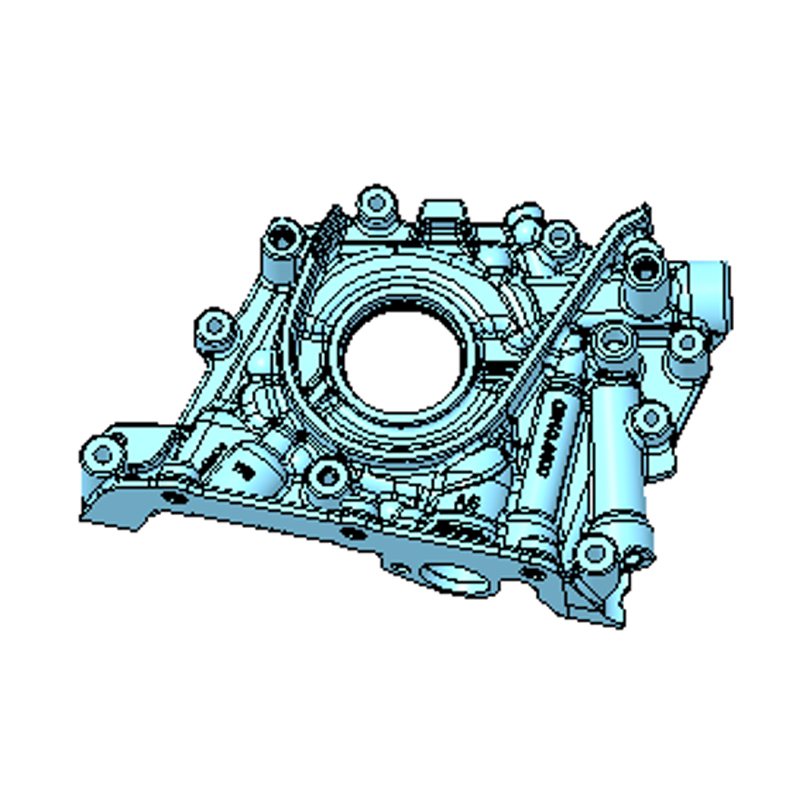 Pressstøpt pumpedeksel av aluminiumslegering Pressstøpt pumpedeksel av aluminiumslegering