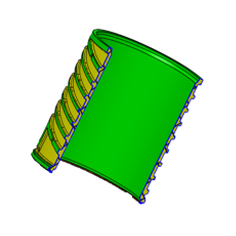 Aluminiumslegering Die Casting Kjølevann Jakke Aluminiumslegering Die Casting Kjølevann Jakke